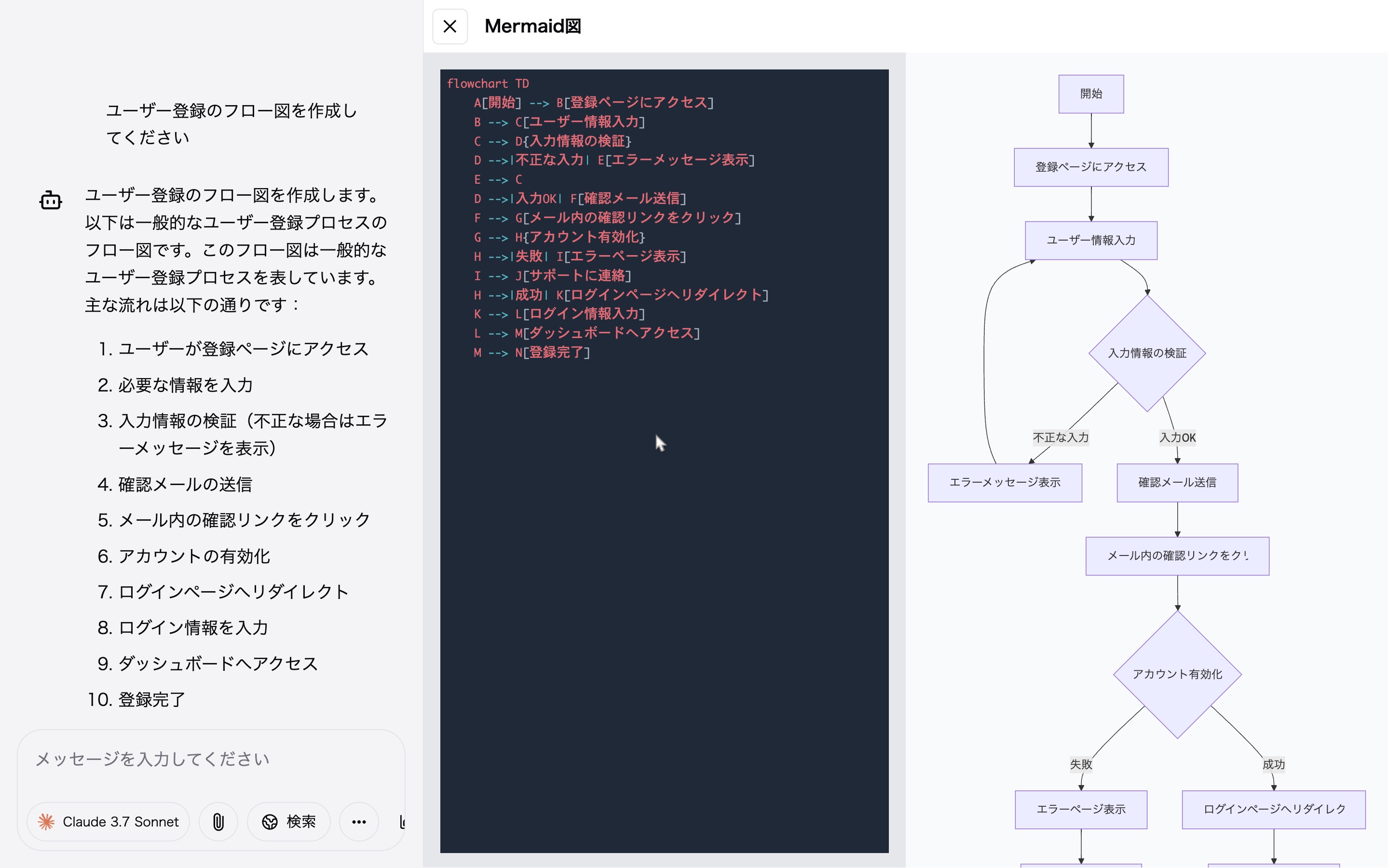 ER図、フロー図を編集する